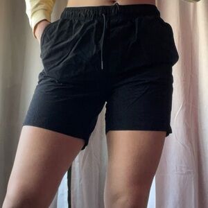 American Eagle Outfitters Black Athletic Shorts